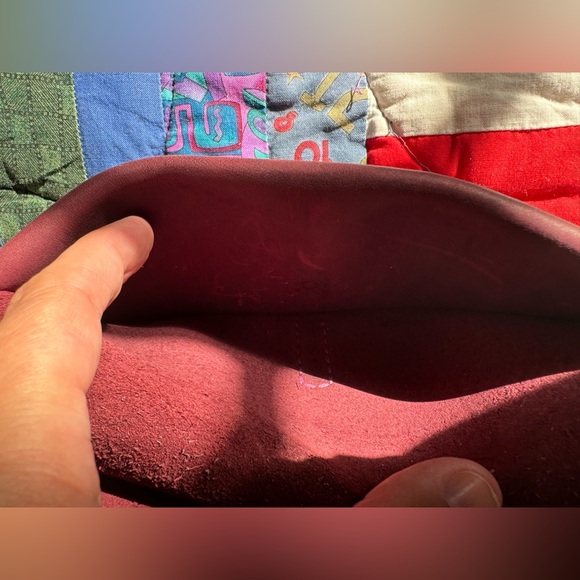 Purple leather wallet Etsy - Picture 5 of 6